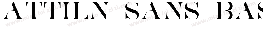 Attiln Sans Basic字体转换